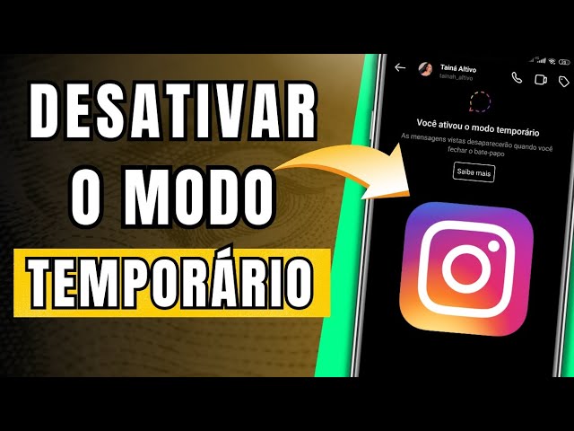Como tirar o instagram do modo temporário de forma simples e rápida 1 como tirar do modo temporário do instagram
