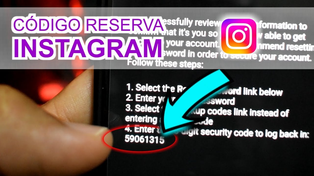Onde Encontrar o Código de Reserva do Instagram: Guia Completo e Atualizado 1 onde encontrar codigo reserva do instagram